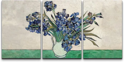 Vista 105 de wall26 Lienzo enmarcado para pared, juego de arte con flores de almendra de Vincent Van Gogh, naturaleza, ilustraciones de área silvestre, bellas