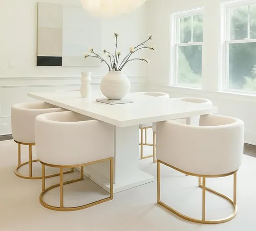 Vista 34 de HNY Silla de comedor moderna de mediados de siglo tapizada en forma de barril, negra, con brazos, silla de cocina y comedor de cuero, silla auxiliar