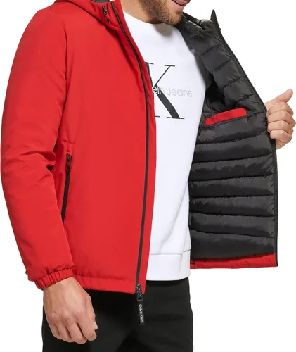 Vista 3 de Calvin Klein Men's Hooded Windbreaker