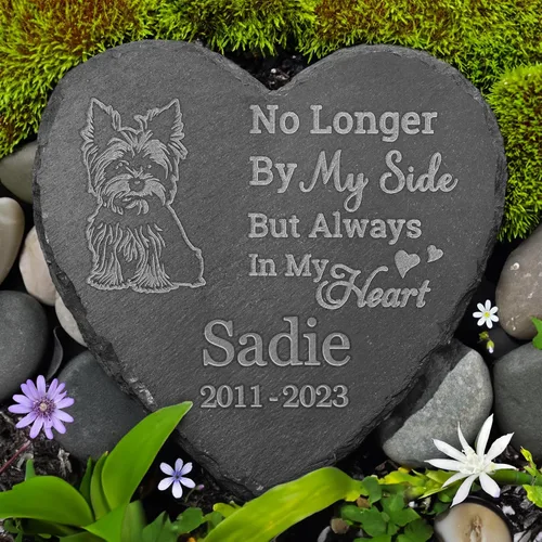 Vista 16 de Piedras conmemorativas de Akita Inu, regalo de condolencia por pérdida de Akita Inu, regalos conmemorativos de Akita Inu, regalos de duelo por