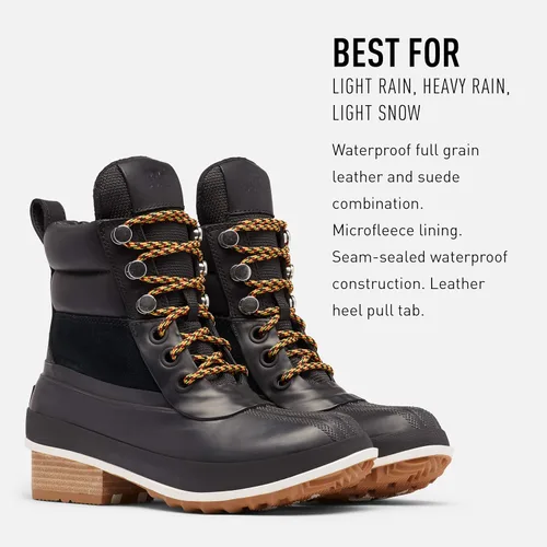Vista 3 de Sorel Slimpack III Hiker para mujer lluvia y nieve resistente al agua