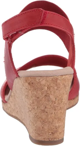 Vista 3 de Clarks Lafley Lily - Sandalias de cuña para mujer, Multi color, 5