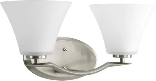 Vista 13 de Progress Lighting Bravo - Lámpara de tocador de baño de 3 luces, níquel cepillado níquel