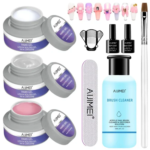 Vista 10 de Juego de soluciones deslizantes de uñas de 2.0 fl oz/2fl.oz Solución deslizante para uñas de gel de polietileno, extensión de uñas, solución