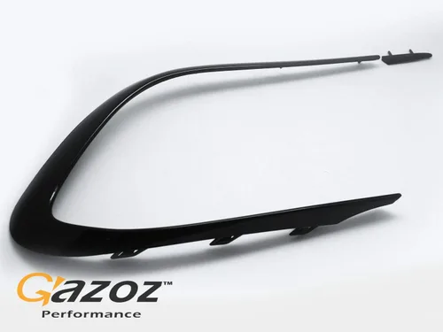 Vista 5 de (2) Alerones de parachoques Canards compatibles con Mercedes Benz CLA W117 CLA250 CLA45 17-19