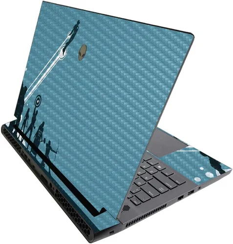 Vista 90 de MightySkins - Skin brillante con purpurina para Alienware M17 R3 (2020) y M17 R4 (2021) - Diversión de los años 90 Acabado duradero con purpurina