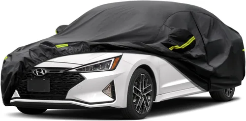 Vista 33 de Kaugung Funda para Coche de Ajuste Personalizado BMW Serie 3 E30 (1982-1994), 7 Capas Resistente al Viento Todo Clima Impermeable Cubierta Exterior