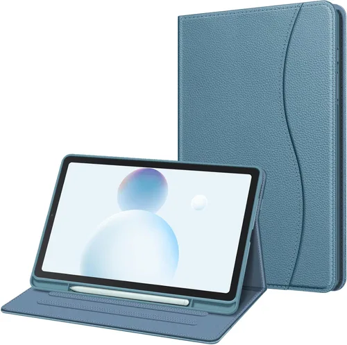 Vista 24 de Fintie Funda para Samsung Galaxy Tab S6 Lite 10.4 Pulgadas 2024/2022/2020 con Soporte para S Pen, Funda Trasera de TPU Blanda con Visor Multiángulo