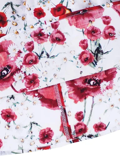 Vista 229 de Vestido de verano para niña, de algodón, con diseño floral