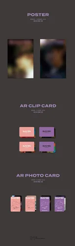 Vista 5 de Baekhyun - Bambi (caja de joyas ver./cubierta aleatoria) (3er mini álbum) álbum+póster plegado+juego de tarjetas fotográficas adicionales