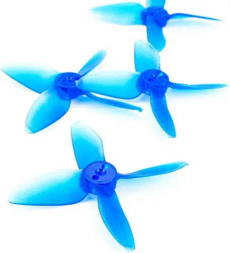 Vista 3 de 24 hélices de carreras EMAX Avan Micro de 2 pulgadas de 4 cuchillas para drones (12 x CW / 12 x CCW) (azul)