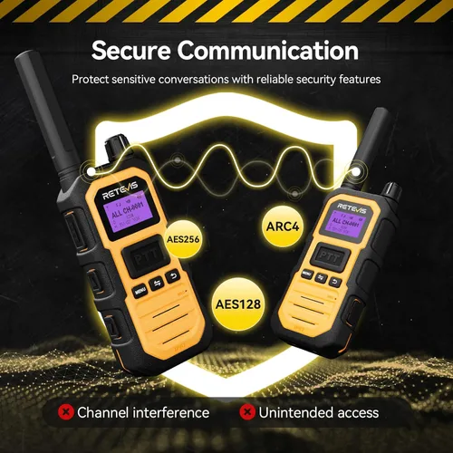 Vista 4 de Retevis Radios bidireccionales RB48D DMR de largo alcance, Walkie Talkies