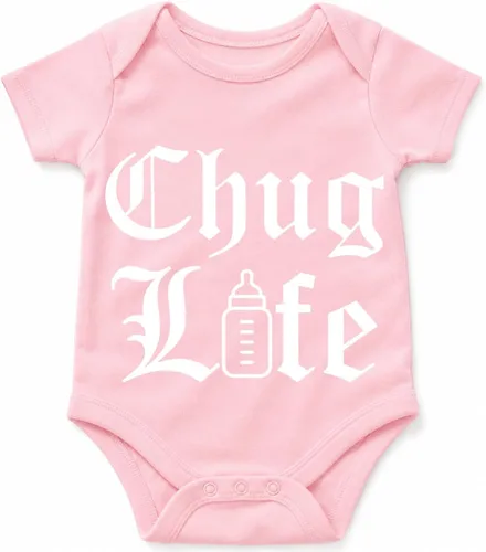 Vista 10 de AW Fashions Chug Life - Body divertido para beber, bebedor de leche Negro