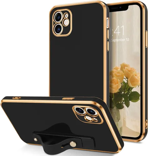 Vista 9 de VENINGO Funda para iPhone 11, fundas para iPhone 11, TPU suave de ajuste delgado, con pulsera ajustable, resistente a los arañazos, a prueba