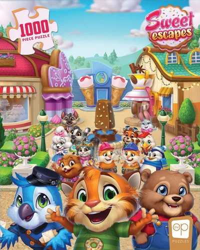 Vista 3 de Sweet Escapes Welcome to Sweet Escapes - Rompecabezas de 1.000 piezas