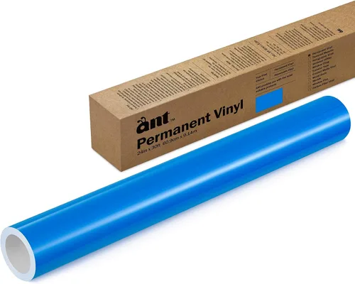 Vista 20 de ANT Melocotón, rollo de vinilo permanente de 24" x 4,5 m, rollo de vinilo adhesivo, para proyecto DIY, calcomanía, pegatina, compatible con Cricut
