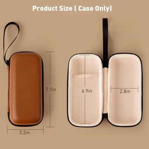 Vista 7 de Estuche rígido de transporte para gafas inteligentes Ray-Ban Meta, funda de transporte de viaje, compatible con modelos Wayfarer Skyler Headliner