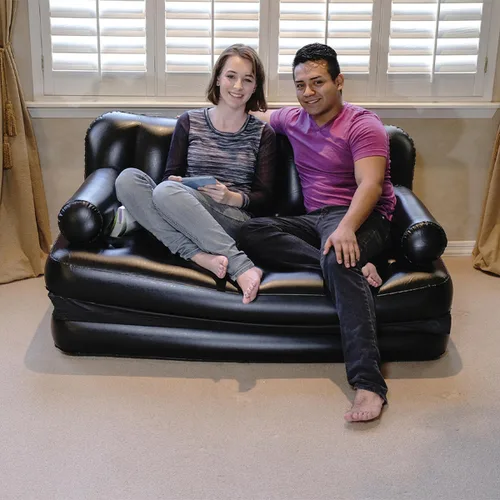 Vista 5 de Bestway Sillon Hinchable 5 Posiciones Negro 188x152x64 cm Interior 75054