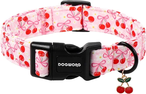 Vista 31 de DOGWONG Collar de Abeja Amarilla para Perros - Lindos Collares de Perros Ajustables de Diseño Primaveral Collar Amarillo para Cachorros para Perros