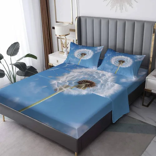 Vista 25 de Sábanas de aguacate tamaño individual – Sábanas kawaii, microfibra suave y bolsillo profundo, sábanas y fundas de almohada estampadas sin arrugas, 3
