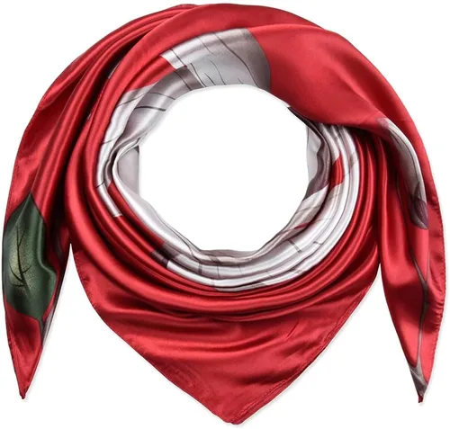Vista 31 de corciova - Bufanda cuadrada grande para mujer, diadema sedosa para cabello rizado, lazo para dormir por la noche, bandana a la moda, 35 x 35