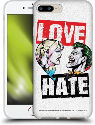 Vista 29 de Head Case Designs Funda de gel suave con licencia oficial de Batman DC Comics Bubblegum Harley Quinn Graphics compatible con Apple iPhone 7