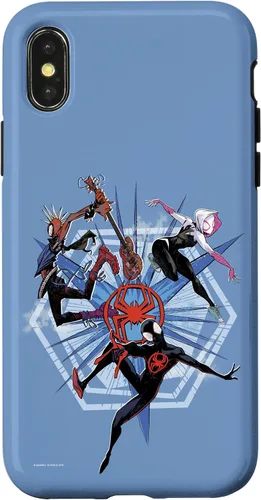 Vista 5 de Funda para iPhone 16 Marvel Spider-Man: Across the Spider-Verse Miles Gwen Hobie