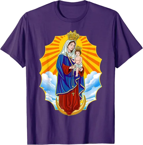 Vista 50 de Chinita Chiquinquira Venezuela Maracaibo Virgen Chiquinquira Chinita Zulia Camiseta negra