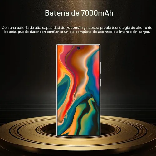 Vista 7 de Teléfonos celulares desbloqueados I25 Ultra 5G, bolígrafo integrado, 256 GB+8 GB teléfono desbloqueado, pantalla grande FHD+ de 6.99 pulgadas