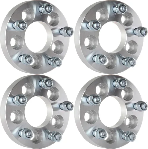 Vista 212 de SCITOO Espaciadores de rueda de 1.5 pulgadas, orificio 4x4 con adaptadores de pernos de 1/2 de 2.441 in para ClubCar Precedent para Adward 2 para EZ