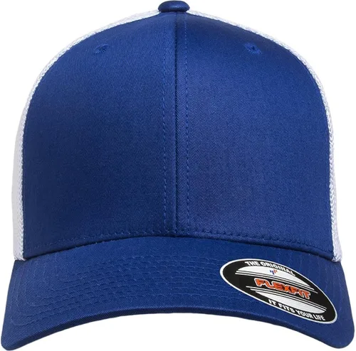 Vista 2 de Flexfit - Gorra de malla unisex para adultos, color negro