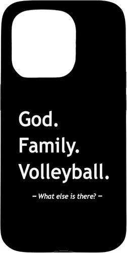 Vista 14 de Christian Faith Christianity God Family Volleyball Case for iPhone 17