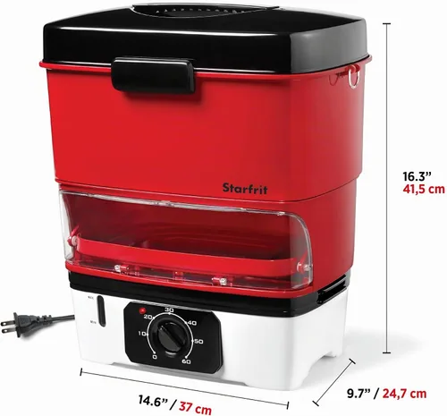 Vista 2 de Starfrit Vaporizador eléctrico para perros calientes, 12 perros calientes