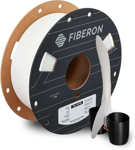 Vista 33 de Polymaker Fiberon ASA-CF08 Filamento ASA de fibra de carbono de 0.07 in 4.370 - 0.07 in Fiberon Asa-cf08 Negro 1.1 lbs (Código hexagonal: #000000)
