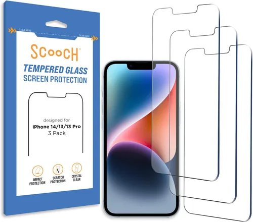 Vista 20 de Scooch® Paquete de 3 protectores de pantalla para iPhone SE (3ª generación 2022 y 2ª generación 2020), vidrio templado 9H de alta calidad
