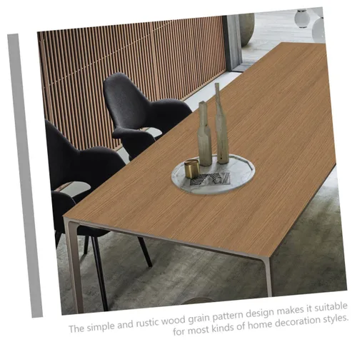 Vista 2 de Azulejos de madera de grano de madera, adhesivos para pisos, adhesivos para pisos, calcomanías decorativas para el suelo, para dormitorio, tablones