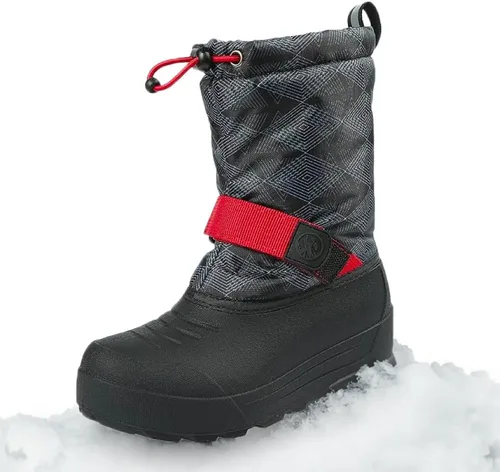 Vista 30 de Northside Frosty Botas de nieve de invierno aisladas con parte superior de nailon resistente al agua, forro de secado rápido, plantilla de EVA Baya