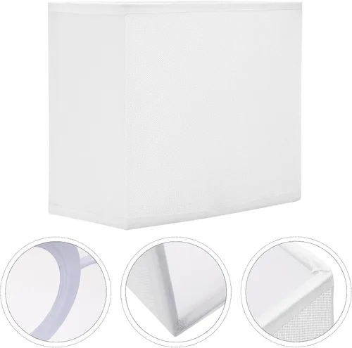 Vista 9 de LABRIMP Sombras de lámpara Sombras de lámpara Clip Sombra Cubiertas Colgantes Cuadrado Decorativo En Accesorio Como se muestra