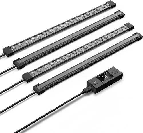 Vista 8 de AC Infinity IONBEAM S11, Barras de luz de cultivo LED de espectro completo de 11", Diodos Samsung LM301H EVO de penetración más profunda