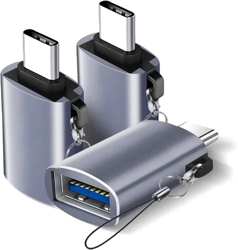 Vista 9 de Adaptador USB a USB C, USB C macho a USB 3.0 hembra, Paquete de 2, convertidor de cargador C hembra a A macho compatible con Apple Watch Ultra 8 9