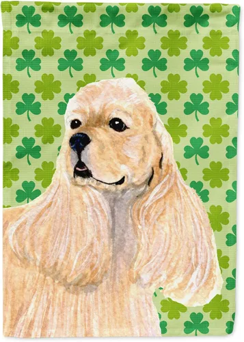 Vista 116 de Caroline's Treasures SS4442GF Affenpinscher Bandera de jardín con retrato de trébol del día de San Patricio para buzón, bandera decorativa