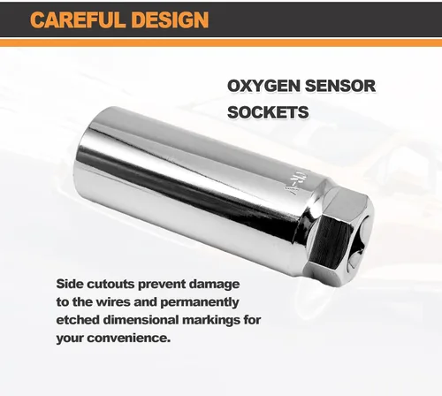 Vista 6 de 70094-Zócalo de sensor de oxígeno de 1/2 pulgada x 7/8” (22mm) - se ajusta a todos los vehículos para la extracción e instalación de sensor