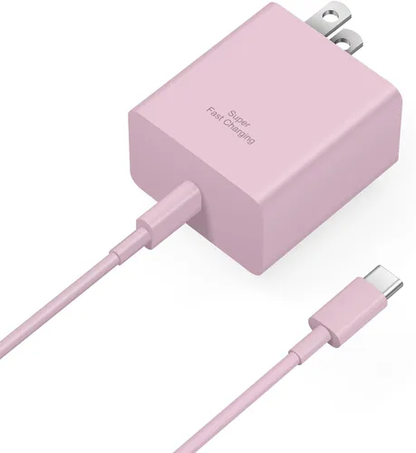 Vista 10 de Cargador USB C súper rápido, cargador tipo C bloque de carga rápida con cable tipo C a C de 6 pies para Galaxy S25 Negro