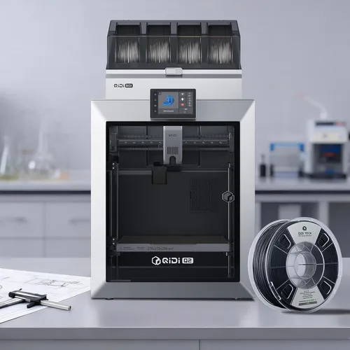 Vista 2 de QIDI Q2 Combo Impresora 3D multicolor, cámara calentada de 149 °F