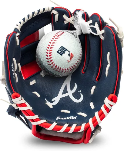 Vista 9 de Franklin Sports MLB Youth Teeball Glove and Ball Set - Kids Baseball and Teeball - Perfect First Kids Glove - 9.5