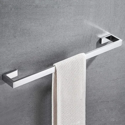 Vista 10 de JunSun Toallero de baño negro mate de 24 pulgadas, toallero de mano, toallero moderno para decoración del hogar, toallero, accesorios de baño