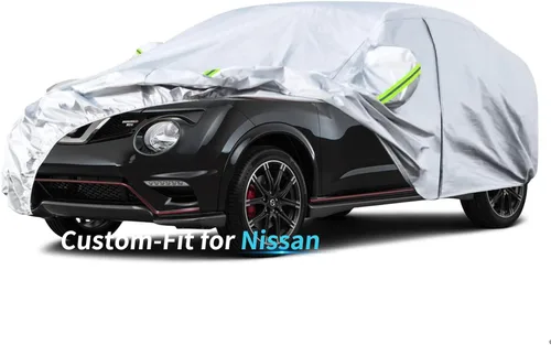 Vista 24 de Funda para automóvil con ajuste personalizado para NIS-san, funda de automóvil de 7 capas impermeable para todo tipo de clima, cubierta completa
