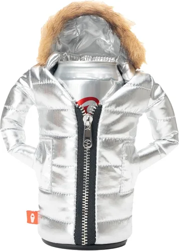 Vista 6 de Puffin - The Pahka Beverage Parka Enfriadores de latas y botellas aislados que mantienen fríos los refrescos y la cerveza Funda para Camuflaje