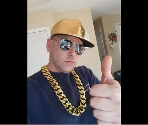 Vista 6 de Big Chunky Plastic Hip Hop Chain Necklace,26",32",36",40