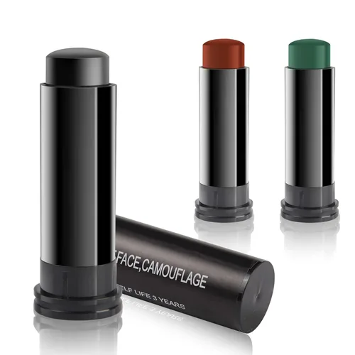 Vista 16 de MEICOLY Pintura facial negra, barra negra para ojos para deportes, béisbol, softbol, fútbol americano, lacrosse, fácil de colorear atletas